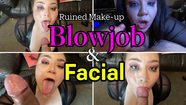 POV Slutty Blowjob and Facial video from Kiki PlumpAss