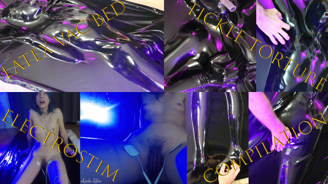Big Ass Latex VacBed Compilation video from Koneko Katana