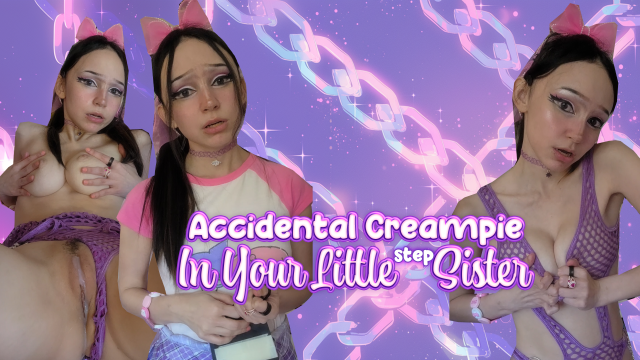 Accidentally Creampie in Your Little Sister! video from Krissi
