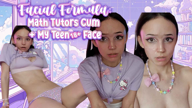 Facial Formula: Your Cum + My Young Face video from Krissi