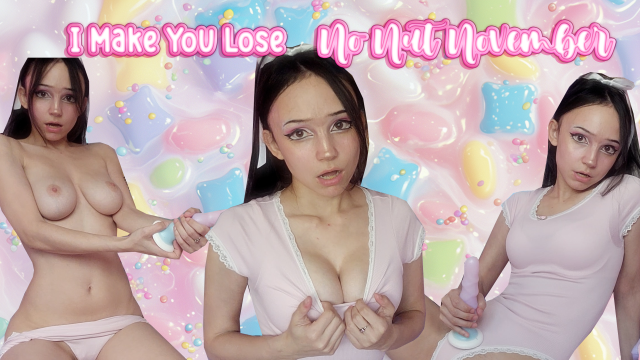 I MAKE YOU LOSE NO NUT NOVEMBER video from Krissi