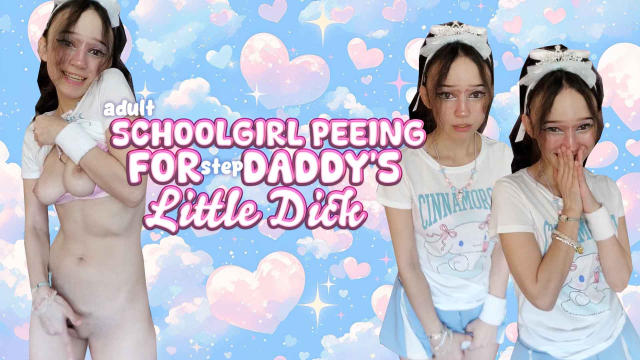 Schoolgirl Peeing For Daddy's Little Dick video from Krissi