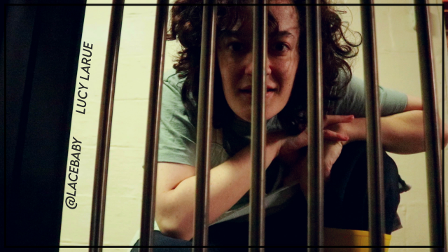 Behind Bars Basement Bait Prey POV video from Lucy LaRue