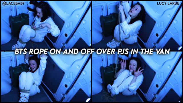 BTS Rope On and Off Over PJs in the Van video from Lucy LaRue