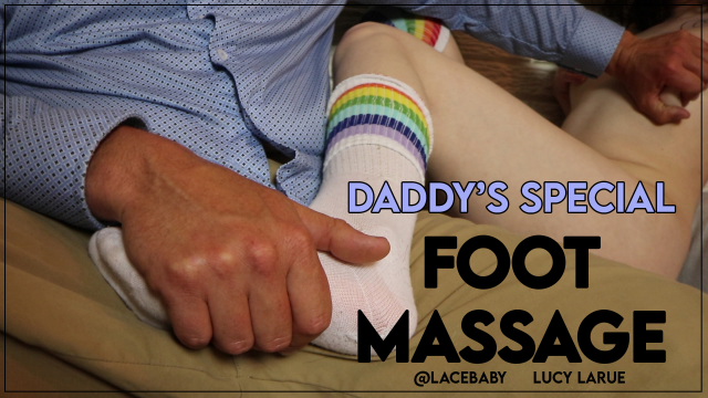 Daddys Special Foot Massage video from Lucy LaRue