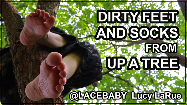 Dirty Feet and Socks From Up a Tree video from Lucy LaRue