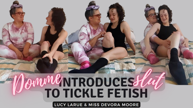 Domme Introduces Slut 2 Tickle Fetish video from Lucy LaRue