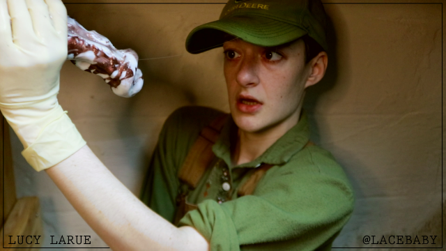 Farm Girls First Horsecock Handjob video from Lucy LaRue