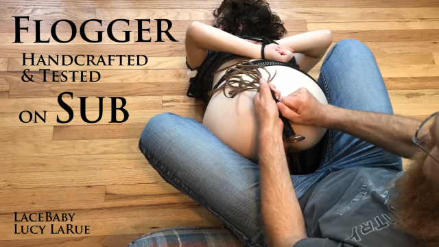 Flogger Handcrafted and Tested on Sub video from Lucy LaRue