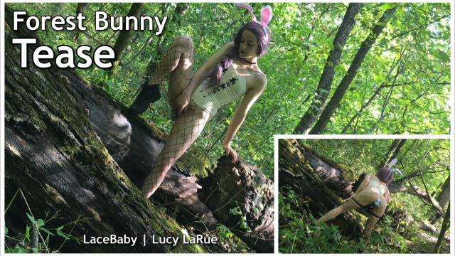 Forest Bunny Tease video from Lucy LaRue