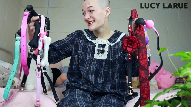 Gentle Bald Femdom POV Gag Tour video from Lucy LaRue