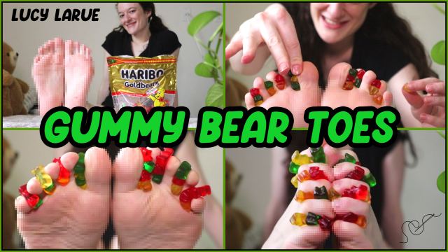 Gummy Bear Toes video from Lucy LaRue