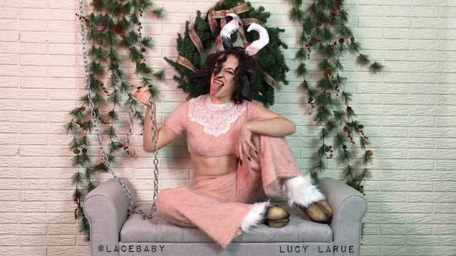 Krampus is Cumming! video from Lucy LaRue