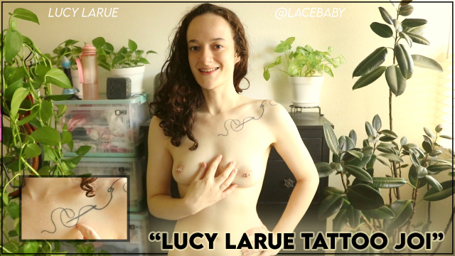 Lucy LaRue Tattoo JOI video from Lucy LaRue
