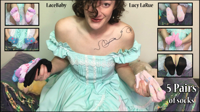 Lucy Tries on 5 Pairs of Socks video from Lucy LaRue