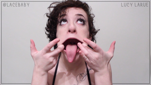 Mouth and Tongue Exploration video from Lucy LaRue