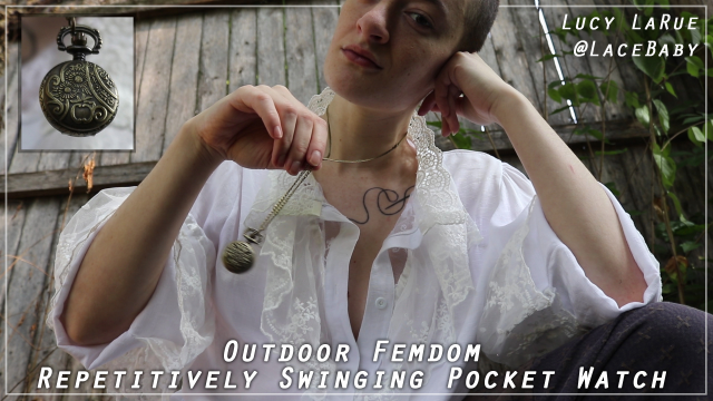 Outdoor Femdom Repetitively Swinging Pocket Watch video from Lucy LaRue