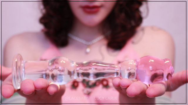 Petticoat Princess Uses Rose Glass Dildo video from Lucy LaRue