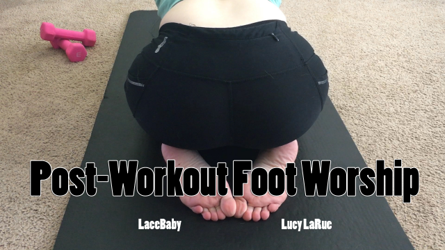 Post-Workout Foot Worship video from Lucy LaRue