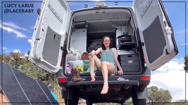 Vanlifer Takes Off Stinky Socks and Shoes video from Lucy LaRue
