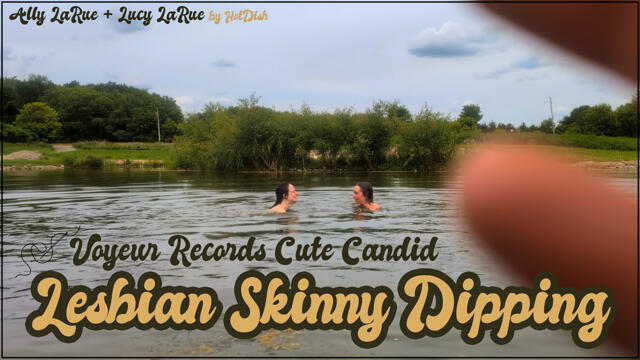 Voyeur Records Cute Candid Lesbian Skinny Dipping video