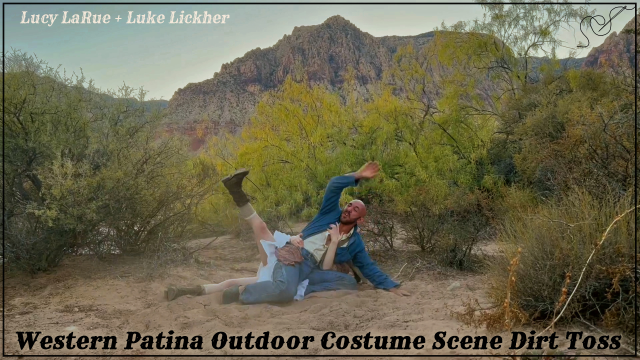 Western Patina Outdoor Costume Scene Dirt Toss video from Lucy LaRue