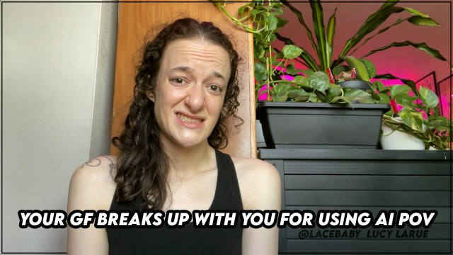Your GF Breaks Up With You For Using AI POV video from Lucy LaRue
