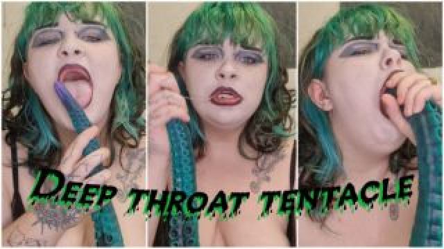 Tentacle deep throat video from Ladybatushka