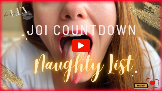 Naughty List Christmas JOI Count Down- 557 video from LeverageURAssets