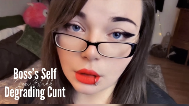 Boss's Self Degrading Cunt video from Lexxi Blakk