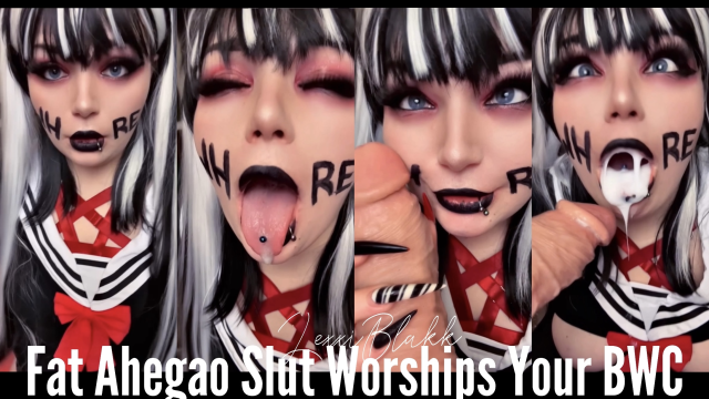 Fat Ahegao Slut Worships Your BWC video from Lexxi Blakk