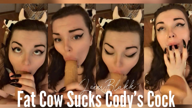 Fat Cow Sucks Codys Cock video from Lexxi Blakk