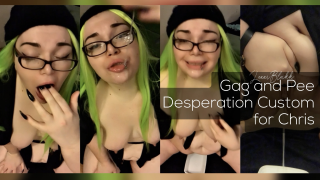 Gag and Pee Desperation Custom for Chris video from Lexxi Blakk