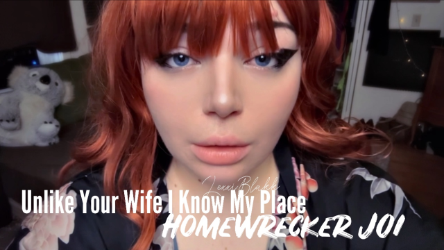 I Know My Place Unlike Your Wife, Homewrecking JOI video from 