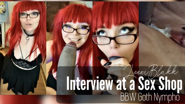 Interview at a Sex Shop video from Lexxi Blakk