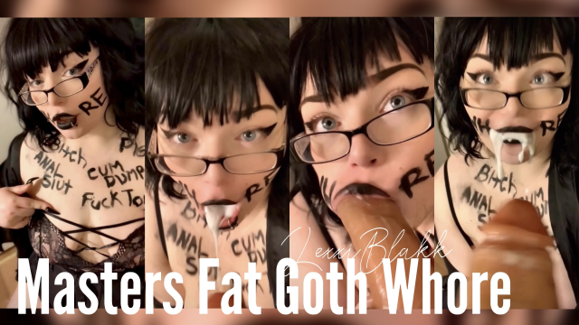 Masters Fat Goth Whore video from Lexxi Blakk