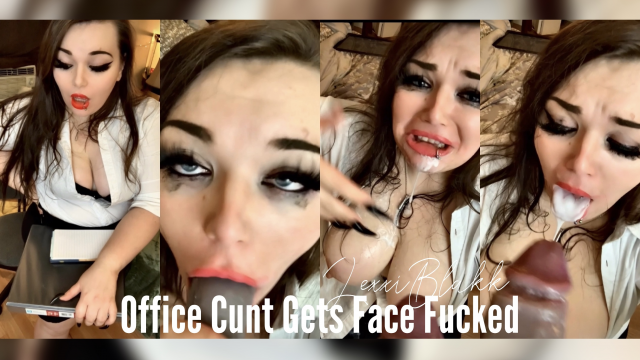 Office Cunt Gets Face Fucked video from Lexxi Blakk