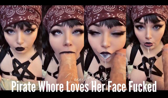 Pirate Whore Loves her Face Fucked video from Lexxi Blakk