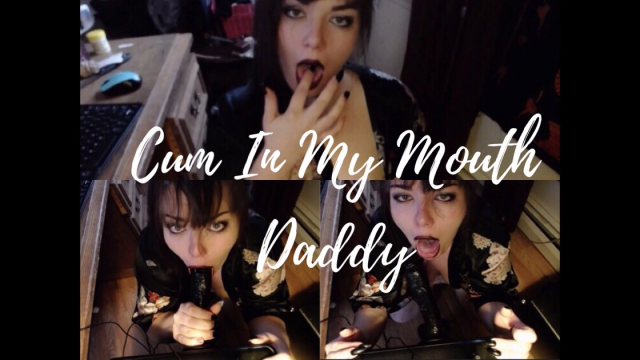 Pov DeepThroat *Cum in My Mouth Daddy video from Lexxi Blakk