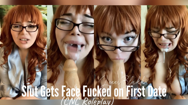 Slut Gets Faced Fucked on the First Date video from Lexxi Blakk