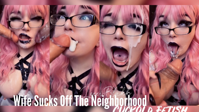 Wife Sucks Off the Neighborhood Cuckhold Fetish video from Lexxi Blakk