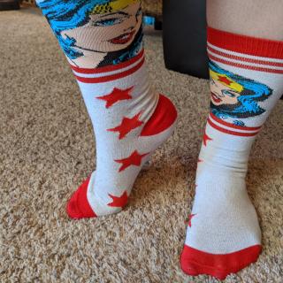 Wonder Woman Socks photo gallery by LiaLavender