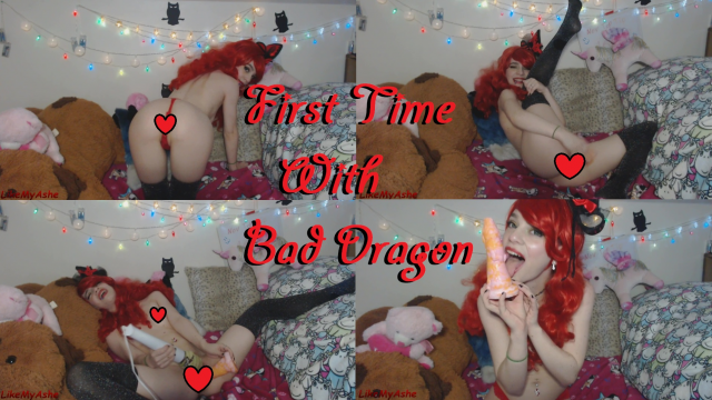 Fucking Pussy With My First Bad Dragon video from LikeMyAshe