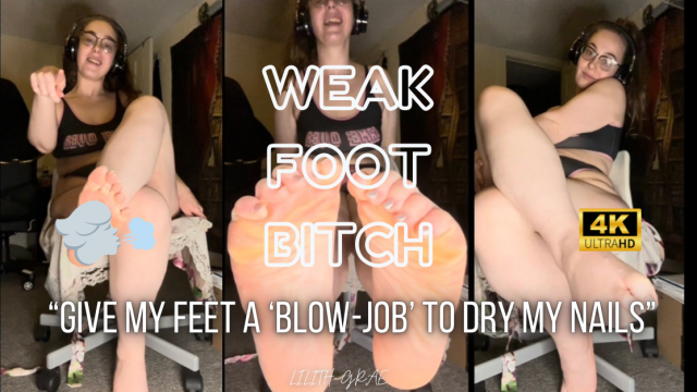 POV Foot Domination While I Paint My Nails video from Lilith Grae