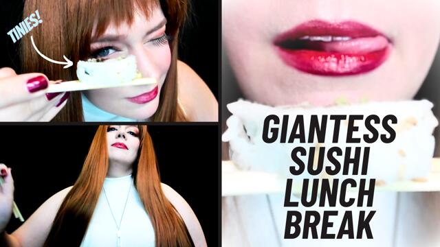 Giantess Sushi Lunch Break video from Lilith Redmane