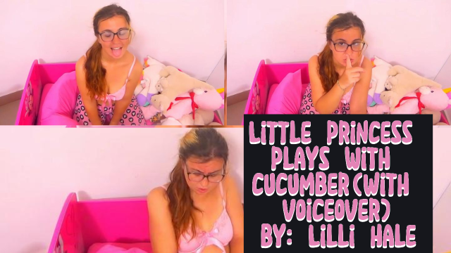 Little princess plays with cucumber(with voiceover) video from Lilli Hale