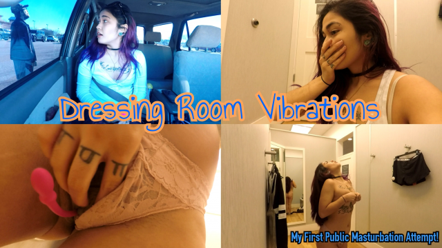 Dressing Room Vibrations video from Raven Fox