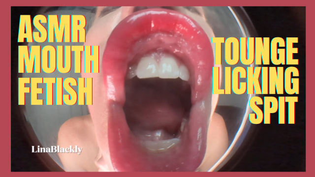 AMSR Mouth Sounds - Fisheye POV video from Lina Blackly