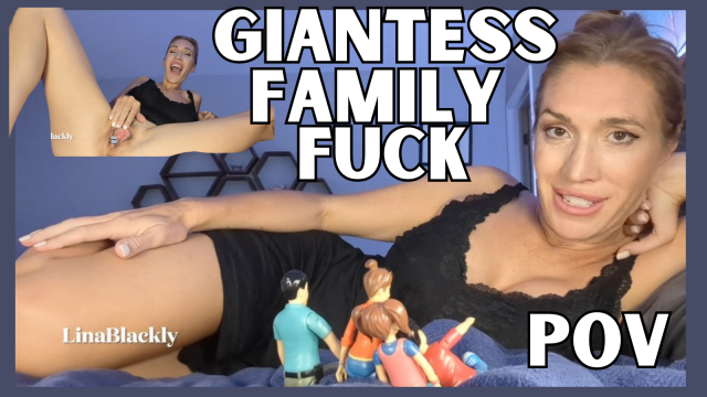 Giantess Family Shrunk and Punished video from Lina Blackly