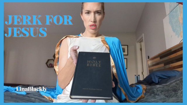 Jerk For Jesus - Virgin Mary Needs You to Cum POV JOI video from Lina Blackly